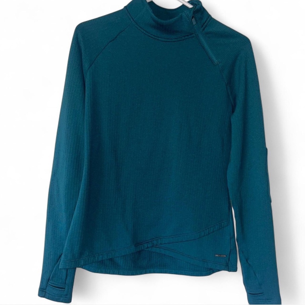 Mondetta Performance Pullover Jacket Teal Medium - image 2